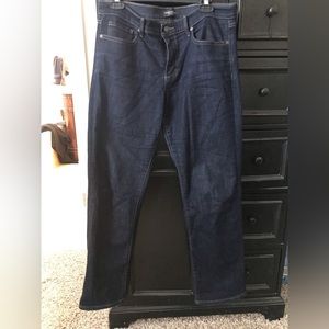 Banana Republic dark blue - blue jeans.